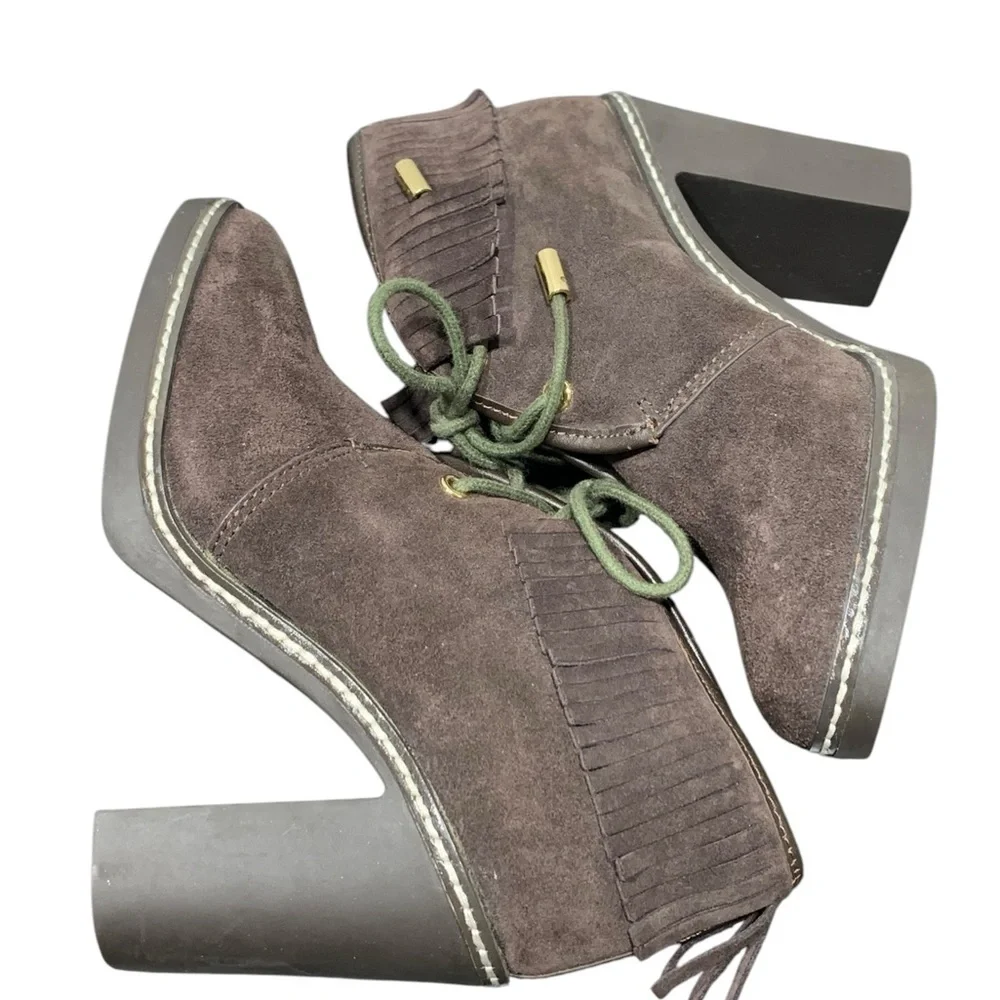 Tory Burch Fringe‎ Ankle Boots SZ 5 M